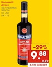 Amaro ital. Kräuterlikör im Angebot bei Netto Marken-Discount in Hürth Amaro ital. Kräuterlikör Angebote von Ramazzotti bei Netto Marken-Discount Hürth für 9,88 €