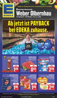 EDEKA Prospekt Wir lieben Lebensmittel! mit  Seiten in Olbernhau und Umgebung