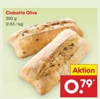 Aktuelle Oliven Angebote bei Netto Marken-Discount in Hamburg Aktuelles Ciabatta Olive Angebot bei Netto Marken-Discount in Hamburg ab 0,79 €