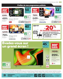 Offre Support Tv dans le catalogue Carrefour du moment à la page 15