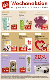 Aktueller ZOO und Co. Prospekt mit Tierbedarf, "Wochenaktion", Seite 1