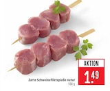 Aktuelle Schweinefilet Angebote bei Marktkauf in Heilbronn Aktuelles Zarte Schweinefiletspieße natur Angebot bei Marktkauf in Heilbronn ab 1,49 €