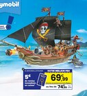 Bateau pirates | 4 ans - PLAYMOBIL en promo chez JouéClub Dieppe à 69,99 €