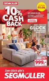 Ähnliche Schlafsofa Angebote im Prospekt "Zum Glück gibt’s Segmüller - Glück ist, wenn der Preis sitzt" von Segmüller in Memmingen Ähnliche Angebote wie Schlafsofa im Prospekt "Zum Glück gibt’s Segmüller - Glück ist, wenn der Preis sitzt" auf Seite 1 von Segmüller in Memmingen