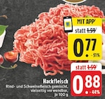 Aktuelle Hackfleisch Angebote bei EDEKA in Wuppertal Aktuelles Hackfleisch Angebot bei EDEKA in Wuppertal ab 0,77 €