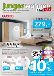 Aktueller XXXLutz Prospekt mit Schlafzimmer, "junges wohnen", Seite 1