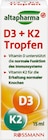 Sano Vitamin E 600  oder Vitamin D3 + K2-Tropfen Angebote von Altapharma bei Rossmann Jena für 2,99 €