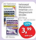 Melatonin Intense von tetesept für 3,99 € bei budni im Angebot Melatonin Intense von tetesept im aktuellen budni Prospekt