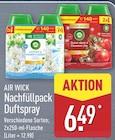 Nachfüllpack Duftspray Cotton & Weißer Flieder von Air Wick im aktuellen ALDI Nord Prospekt für 6,49 €