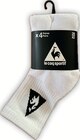 Lot de 4 paires de chaussettes sport - LE COQ SPORTIF en promo chez Intermarché Hyper Lot de 4 paires de chaussettes sport - LE COQ SPORTIF dans le catalogue Intermarché Hyper