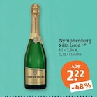 Sekt im tegut Prospekt Gold von Nymphenburg im aktuellen tegut Prospekt für 2,22 €