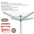 Wäscheschirm Linomatic 400 Easy im Angebot bei GLOBUS in Speyer Wäscheschirm Linomatic 400 Easy Angebote von LEIFHEIT bei GLOBUS Speyer für 89,99 €