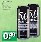 5.0 im Angebot bei Getränke Paradies in Unna 5.0 Angebote von OETTINGER bei Getränke Paradies Unna für 0,49 €