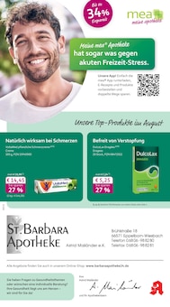 mea - meine apotheke Prospekt der KW 33 "Unsere August-Angebote" Aktueller mea - meine apotheke Prospekt "Unsere August-Angebote" Seite 1 von 4 Seiten