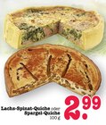 Aktuelles Lachs-Spinat-Quiche Angebot bei E center in Heidelberg ab 2,99 €