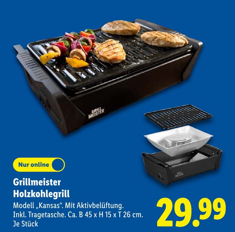 Holzkohlegrill Modell 'Kansas'
