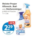 Allzweck-, Bad oder Küchenreiniger von Meister Proper im aktuellen V-Markt Prospekt für 2,29 €