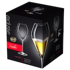 Coffret de 4 verres à pied "Exclusive" en promo chez Carrefour Nogent-sur-Marne à 8,95 €