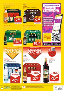 Bier im Netto Marken-Discount Prospekt "DER ORT, AN DEM DU IMMER AUSGEZEICHNETE PREISE FINDEST." mit 2 Seiten (Chemnitz)