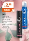 Haarspray oder Haarlack im Müller Prospekt Haarspray oder Haarlack von Taft im aktuellen Müller Prospekt für 2,99 €