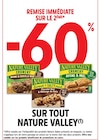Promo -60% remise immédiate sur le 2ème sur tout NATURE VALLEY à  dans le catalogue Intermarché Contact à Velaine-sous-Amance