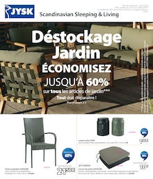 Catalogue Jysk à Rion-des-Landes, avec 12 pages Prospectus Jysk à Rion-des-Landes, "JYSK Scandinavian Sleeping & Living", 12 pages, 22/07/2026 - 31/08/2026