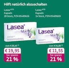 Lasea Kapseln 28 Stück bei mea - meine apotheke im Prospekt "" für 11,55 €