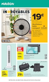 Promos Ventilateur dans le catalogue "LE MOIS DES SUPPORTERS" de Carrefour Market Ventilateur en promo dans le catalogue Carrefour Market à la page 59