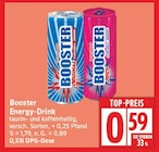 Energy-Drink von Booster für 0,59 € bei EDEKA im Angebot Energy-Drink von Booster im aktuellen EDEKA Prospekt