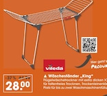 Wäscheständer King Angebote von Vileda bei V-Markt Regensburg für 28,00 €