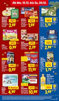 Langnese Angebot im Lidl Prospekt, gültig von 15.12.2025 bis 20.12.2025 Langnese Angebot im aktuellen Lidl Prospekt auf Seite 9