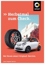 smart Prospekt "Herbstmal zum Check.", 4 Seiten, für Kelkheim, 17.09.2019 - 11.11.2019 smart Prospekt "Herbstmal zum Check.", 4 Seiten, für Kelkheim, 17.09.2019 - 11.11.2019