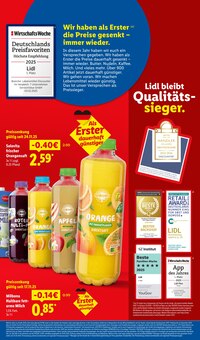 Milch im aktuellen Lidl Prospekt (Salzgitter) Milch im Lidl Prospekt "LIDL LOHNT SICH" mit 72 Seiten (Salzgitter)