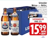 Helles von Schneider Weisse im aktuellen EDEKA Prospekt für 15,99 €