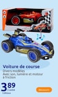 Voiture de course en promo chez Action Dijon à 3,89 €