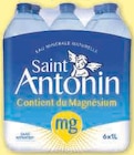 Eau minerale naturelle - SAINT ANTONIN - U Express à Aulnay-sous-Bois Eau minerale naturelle - SAINT ANTONIN en promo chez U Express Aulnay-sous-Bois à 1,79 €