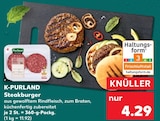 Aktuelles Steakburger Angebot bei Kaufland in Jena ab 4,29 €