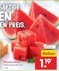 Wassermelone für 1,19 € bei Netto Marken-Discount im Angebot Wassermelone im aktuellen Netto Marken-Discount Prospekt