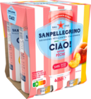 EAU GAZEUSE AROMATISÉE PÊCHE SAN PELLEGRINO - SAN PELLEGRINO - Auchan Hypermarché à Poitiers EAU GAZEUSE AROMATISÉE PÊCHE SAN PELLEGRINO - SAN PELLEGRINO en promo chez Auchan Hypermarché Poitiers à 2,95 €