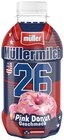 Müllermilch Pink Donut Geschmack im Angebot bei REWE in Ibbenbüren Müllermilch Pink Donut Geschmack Angebote von Müller bei REWE Ibbenbüren für 0,69 €