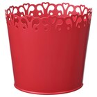 Übertopf rot von VINTERFINT im aktuellen IKEA Prospekt