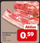 Schweinebauch am Stück im Angebot bei nah&frisch in Rheda-Wiedenbrück Schweinebauch am Stück Angebote bei nah&frisch Rheda-Wiedenbrück für 0,59 €
