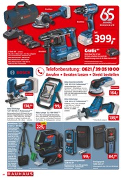 BAUHAUS Schleifmaschinen im Prospekt 