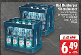 Mineralwasser im Angebot bei EDEKA in Bielefeld Mineralwasser Angebote von Bad Meinberger bei EDEKA Bielefeld für 6,49 €