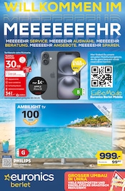 Aktueller EURONICS Elektromärkte Prospekt in Möhnesee und Umgebung, "WILLKOMMEN IM MEEEEEEEHR" mit 8 Seiten, 21.08.2025 - 29.08.2025