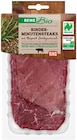 Rinder-Minutensteaks von REWE Bio im aktuellen REWE Prospekt für 49,90 €