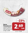 Fleischwurst im Angebot bei combi in Ahlen Fleischwurst Angebote von Herta bei combi Ahlen für 2,69 €
