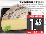 herz Allgäuer Bergkäse im aktuellen EDEKA Prospekt