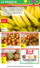 Prix et réduction Banane Bio dans le prospectus Carrefour en cours Offre Banane Bio dans le catalogue Carrefour du moment à la page 39