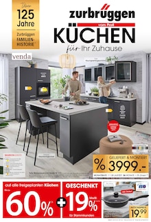 Aktueller Zurbrüggen Prospekt (Herne) Zurbrüggen Prospekt "KÜCHEN FÜR IHR ZUHAUSE" mit Seiten (Herne)